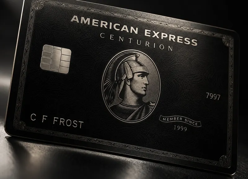 Dark premium-card concept image; illustrative, not an offer